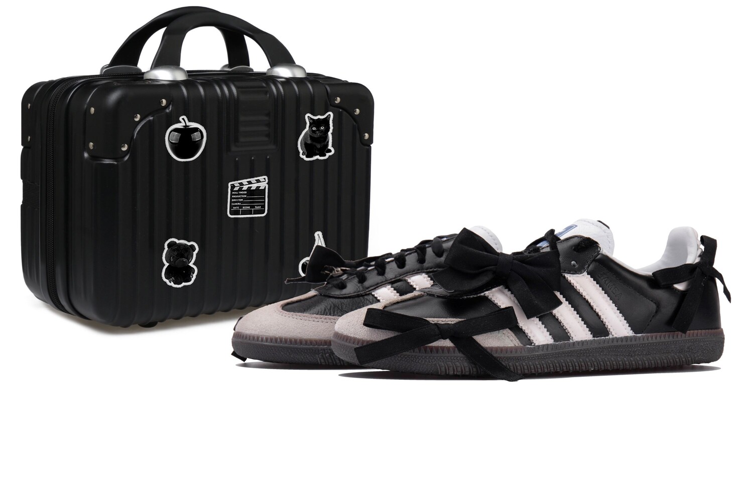 

Кроссовки adidas originals SAMBA OG Skateboarding Shoes Unisex Low-top Black/silver, черный