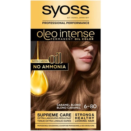 

Краска для волос Color Oleo Intense 6-80 Карамельный блонд 132G, Syoss