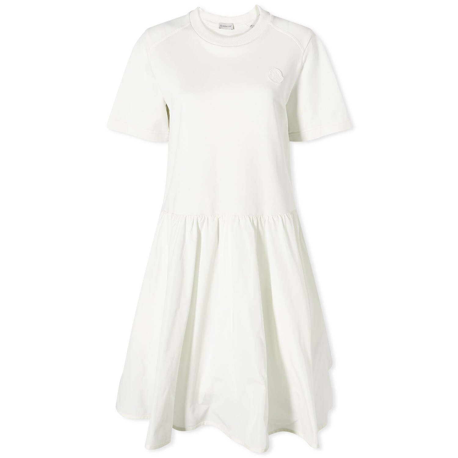 

Дневное платье Moncler T-Shirt Dress, белый