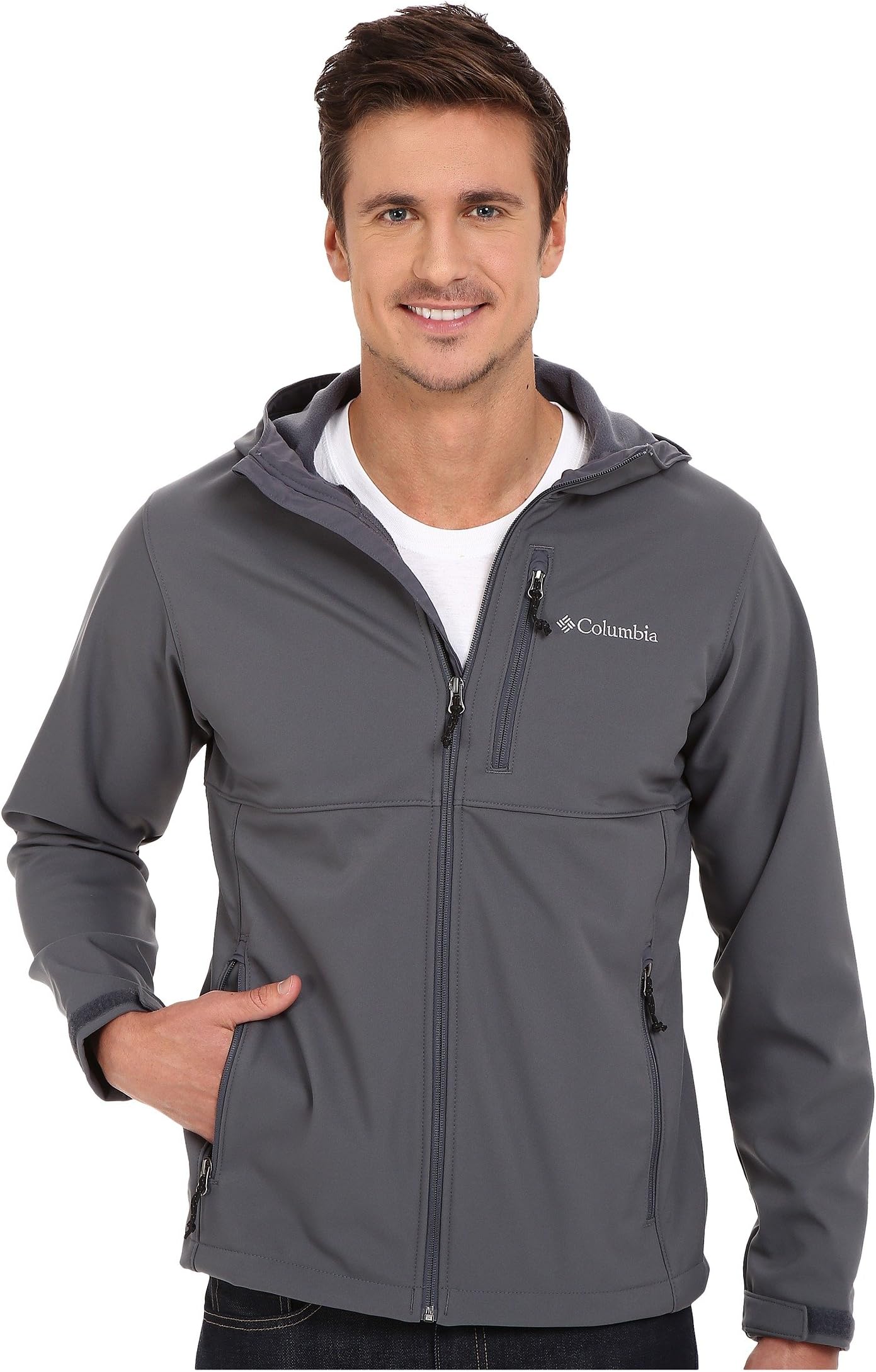 

Куртка Ascender Hooded Softshell Jacket Columbia, цвет Graphite