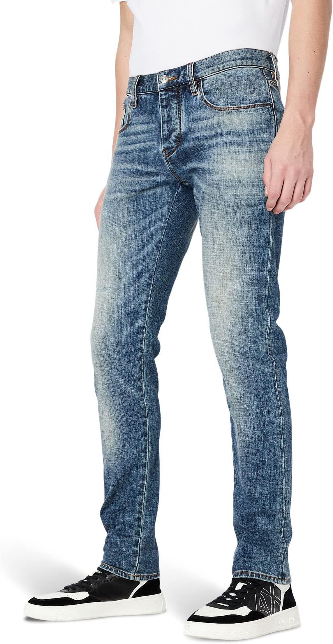 

Джинсы Five-Pocket Denim Jeans Armani Exchange, цвет Indigo Denim