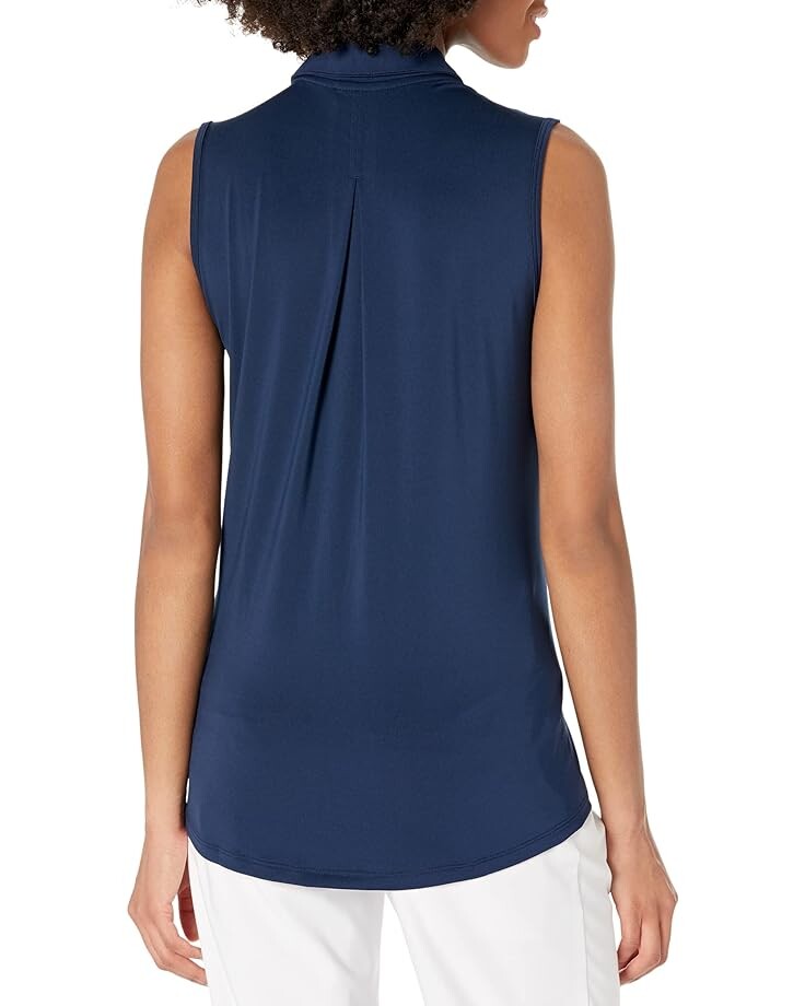 

Поло Adidas Ultimate365 Solid Sleeveless Polo Shirt, цвет Collegiate Navy