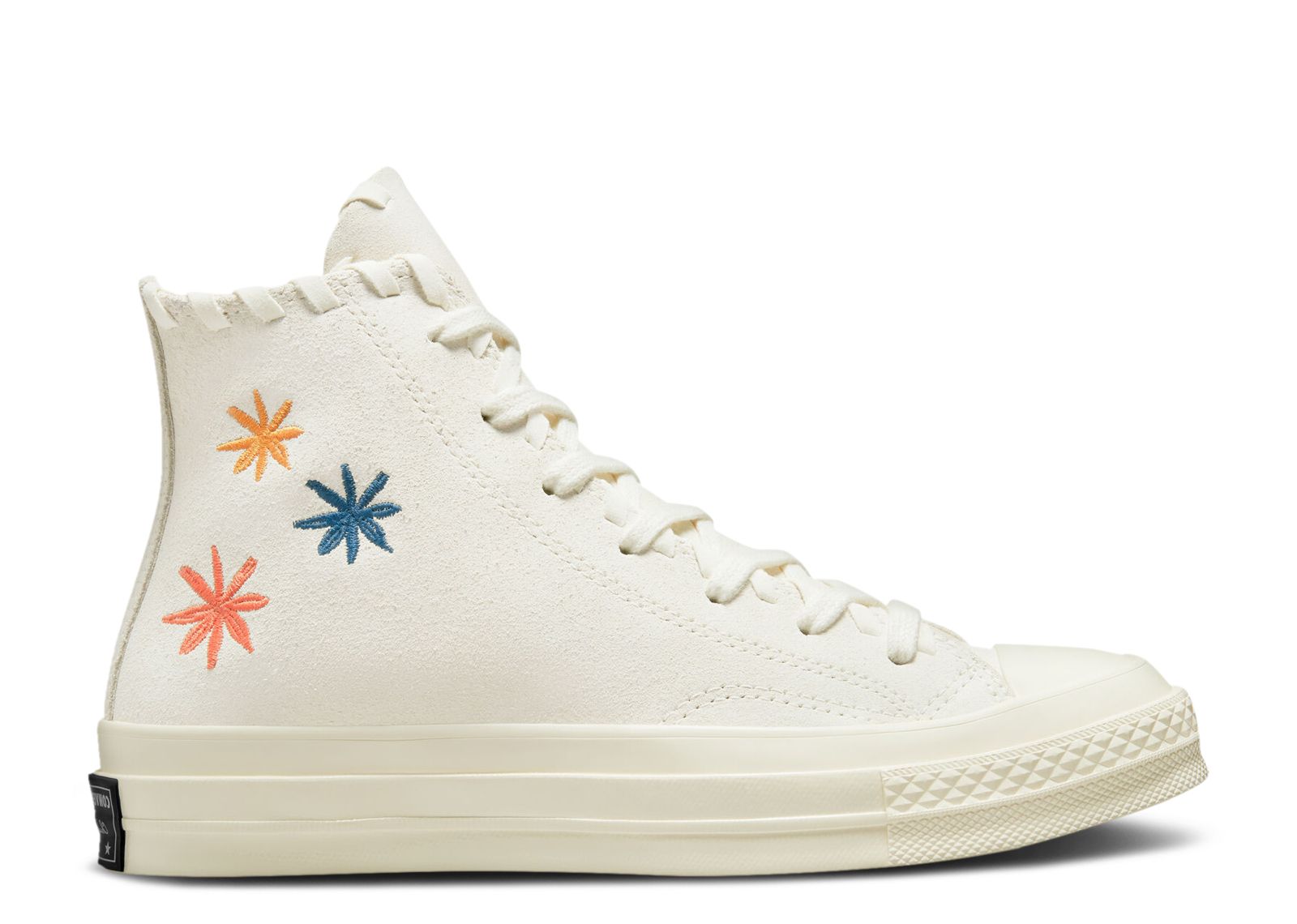 

Кроссовки Converse Wmns Chuck 70 High 'Embroidered Floral - Egret', кремовый, Бежевый