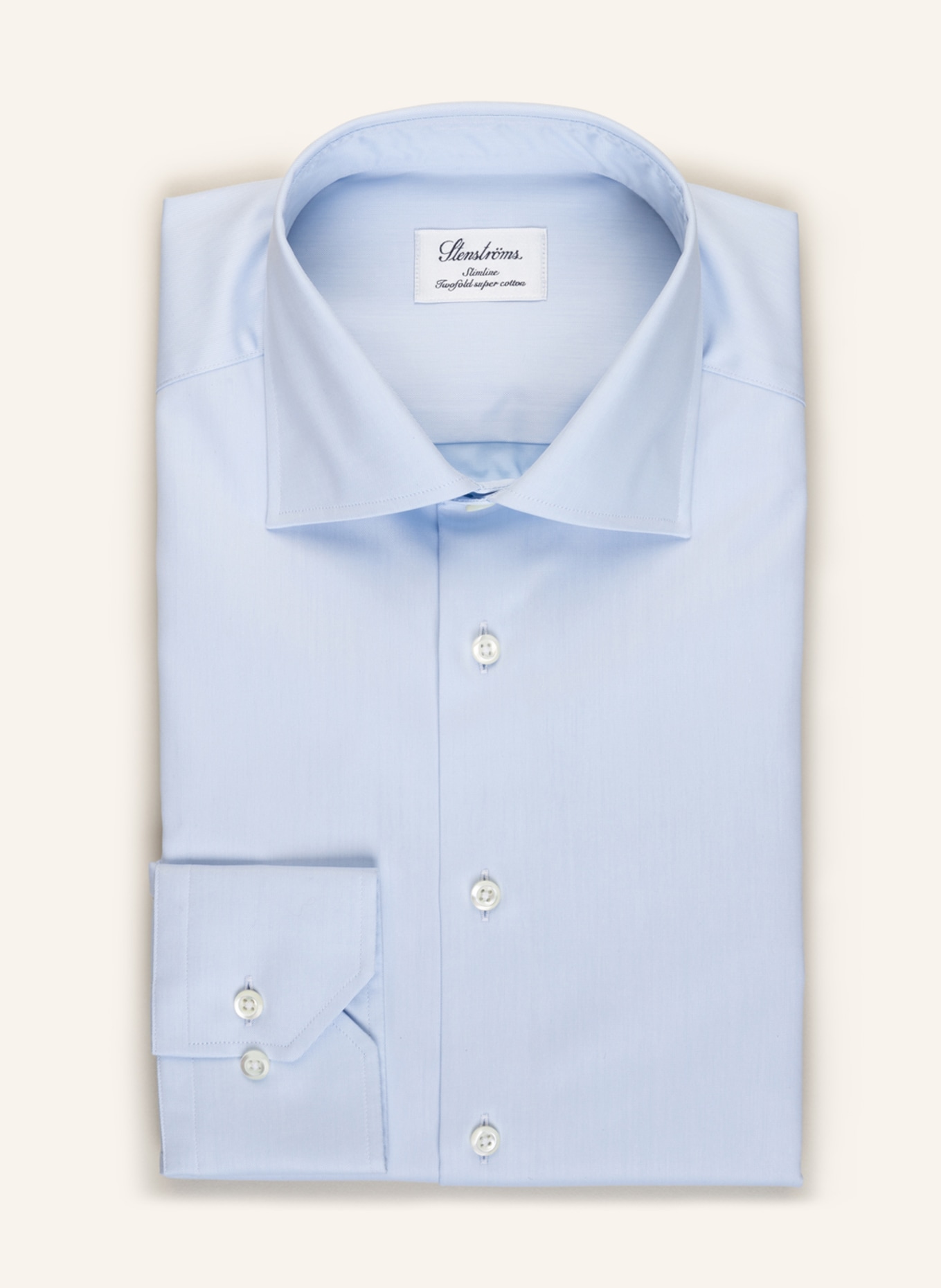 цена Рубашка Stenströms Slim Line Fit, светло-синий