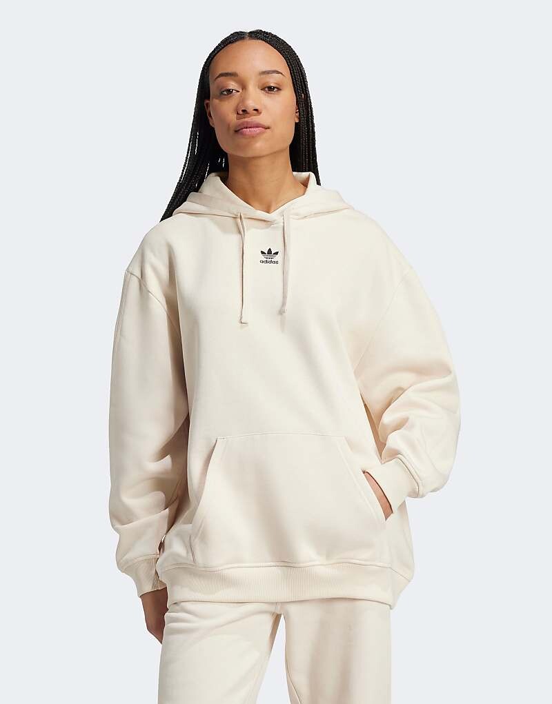 

Бежевая толстовка оверсайз adidas Originals Essentials