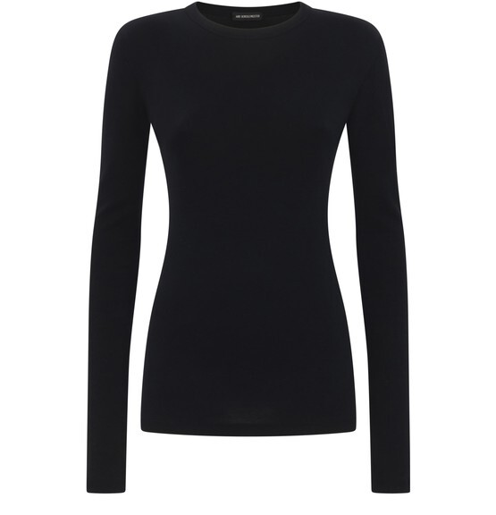 

Футболка с длинным рукавом Ann Demeulemeester, черный