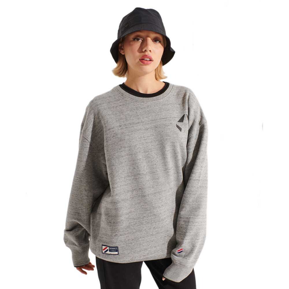 

Толстовка Superdry Strikeout Over Sized, серый