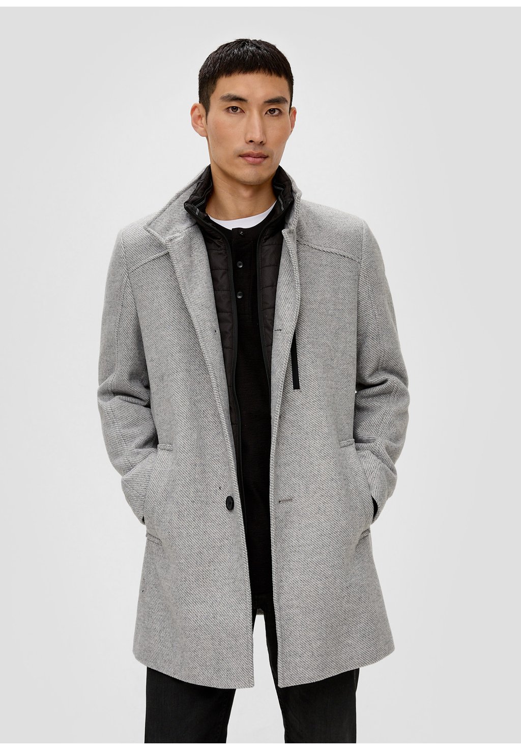 Классическое пальто s.Oliver, светло-серый