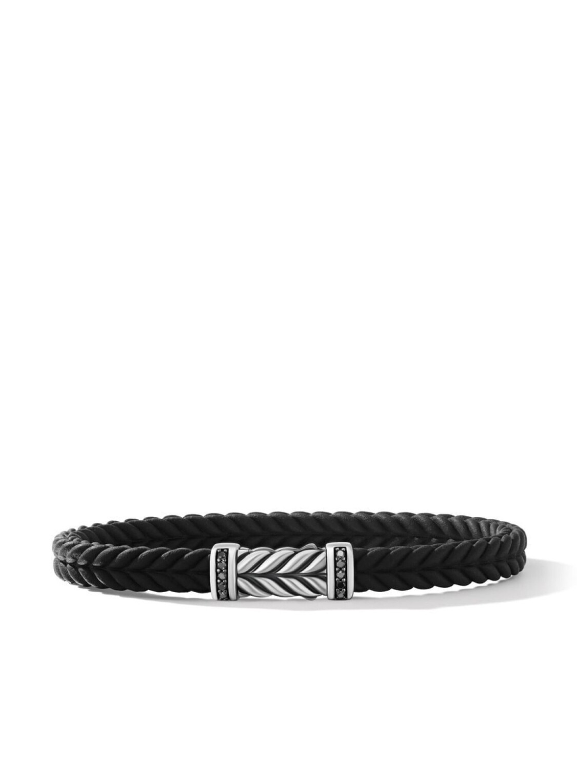 

Серебряный браслет Chevron с бриллиантами David Yurman