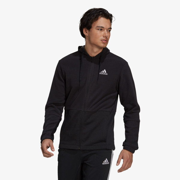 

Флисовая толстовка Essentials с молнией во всю длину Adidas