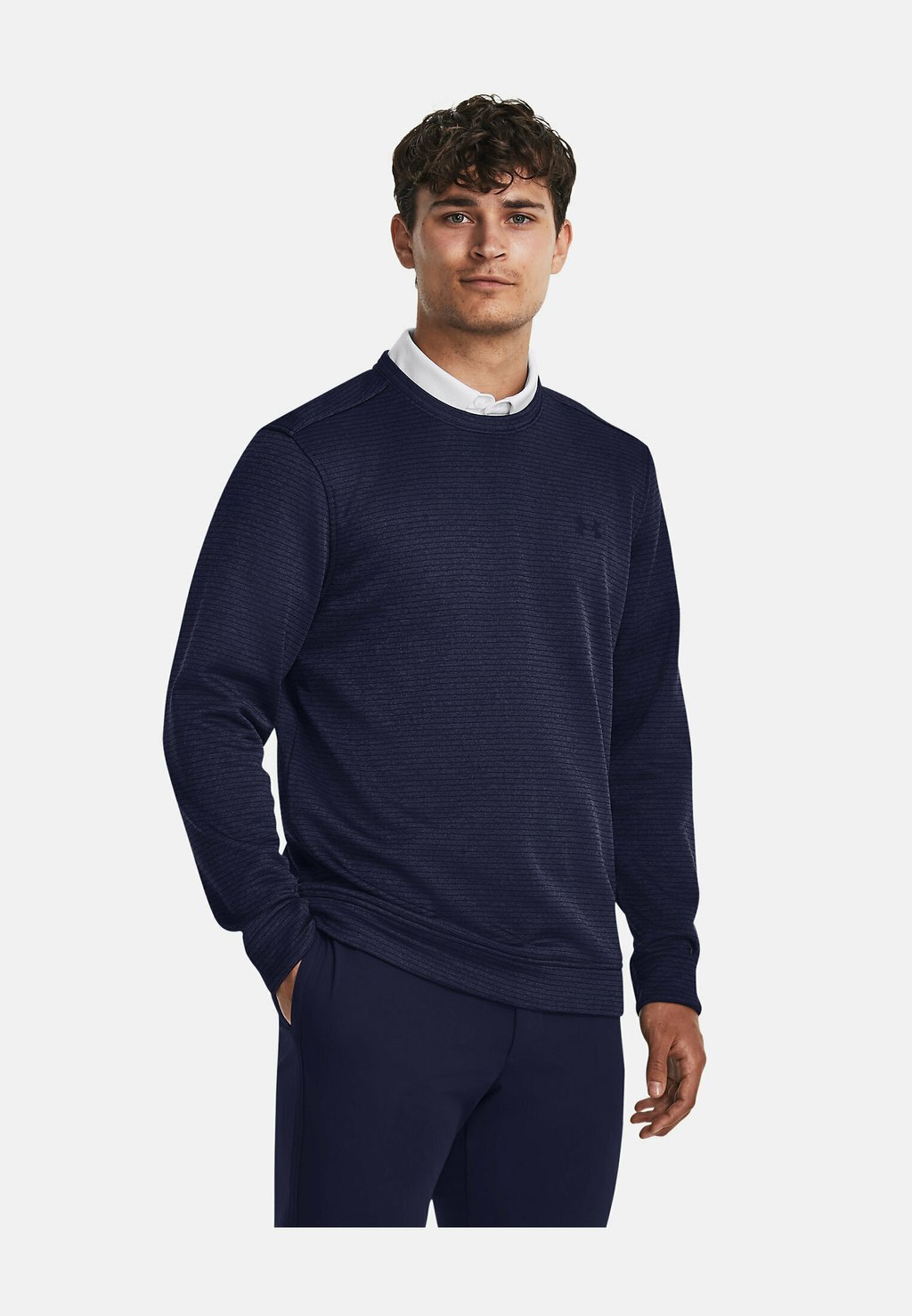 

Футболка с длинным рукавом WARMUP UA STORM SWEATER CREW Under Armour, темно-синий