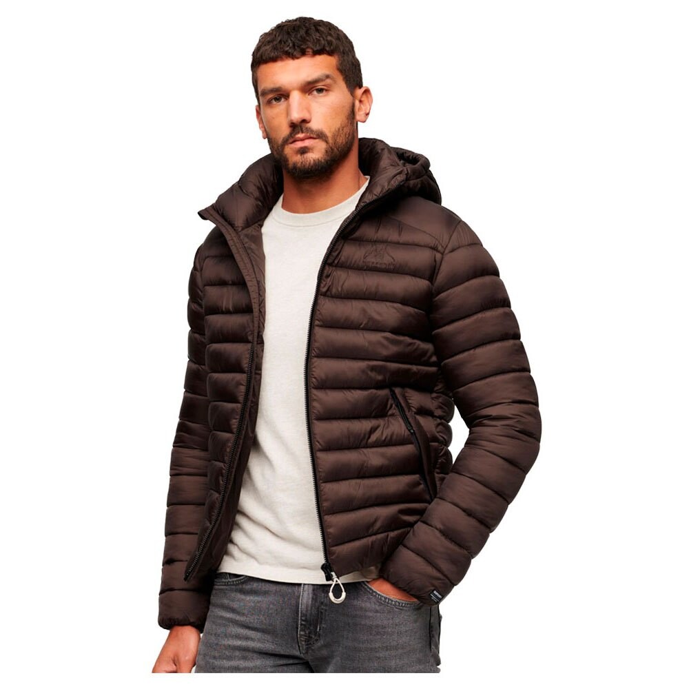 

Пуховик Superdry Fuji Sport, коричневый