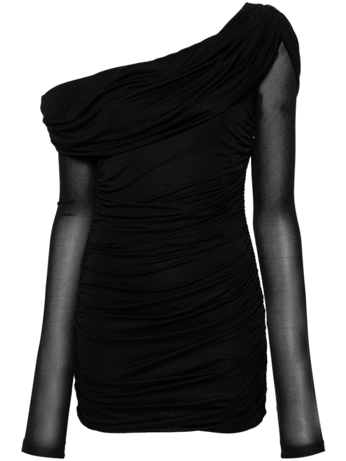 

Blumarine платье мини с драпировкой, черный