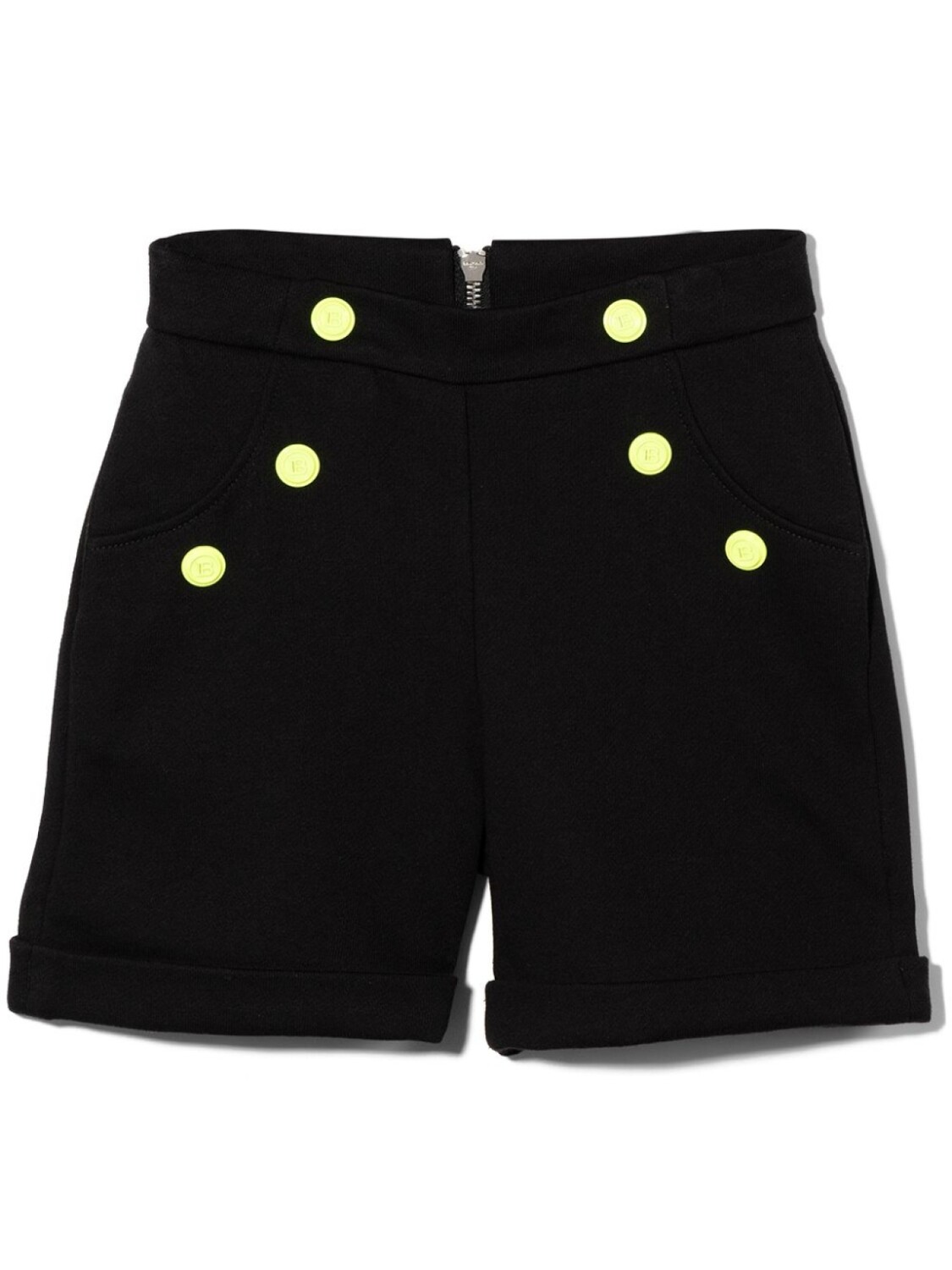 

Balmain Kids шорты с декоративными пуговицами, черный
