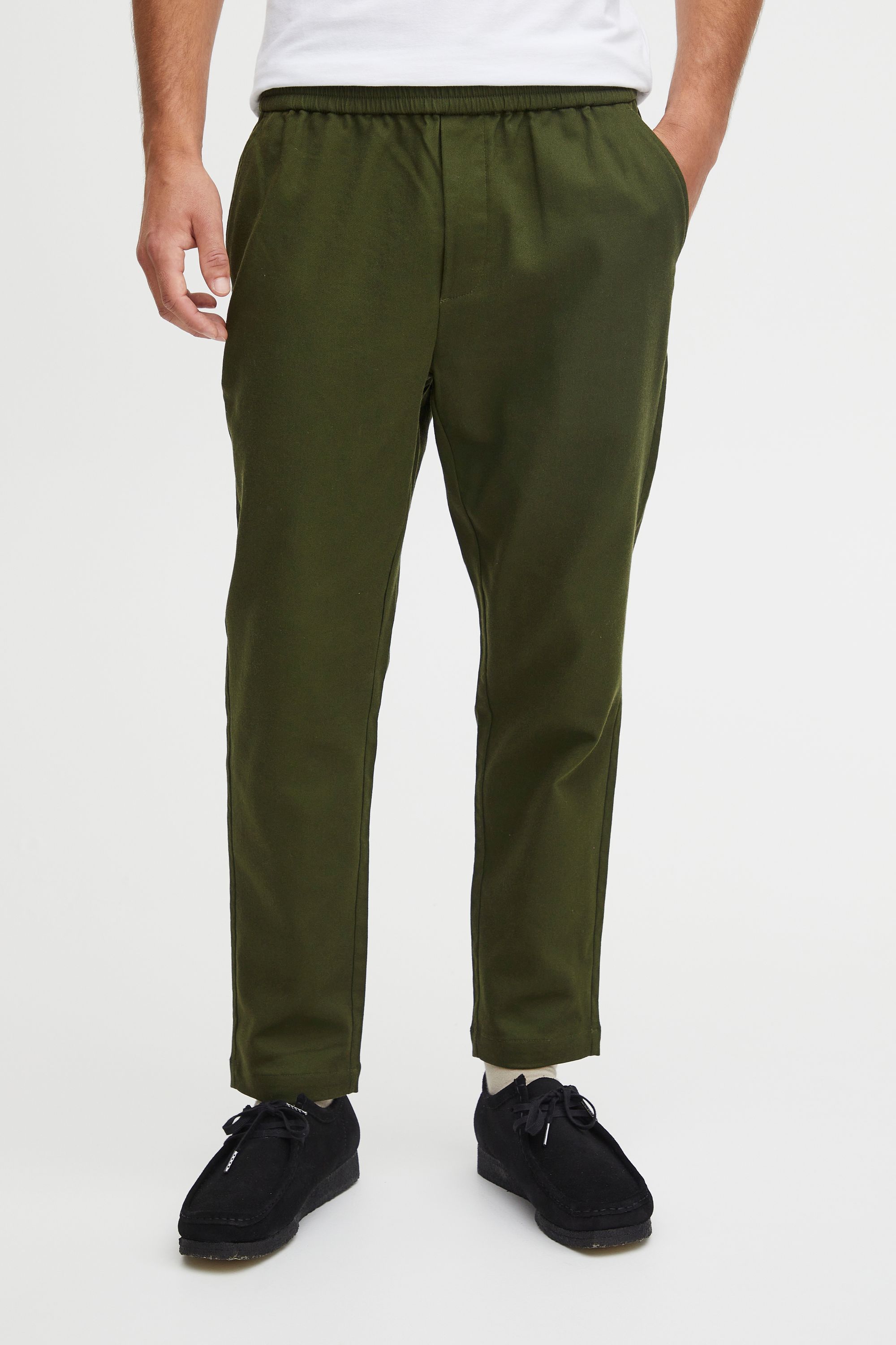 Тканевые брюки CASUAL FRIDAY Stoff CFGus 0091 jersey pants 20504819, зеленый