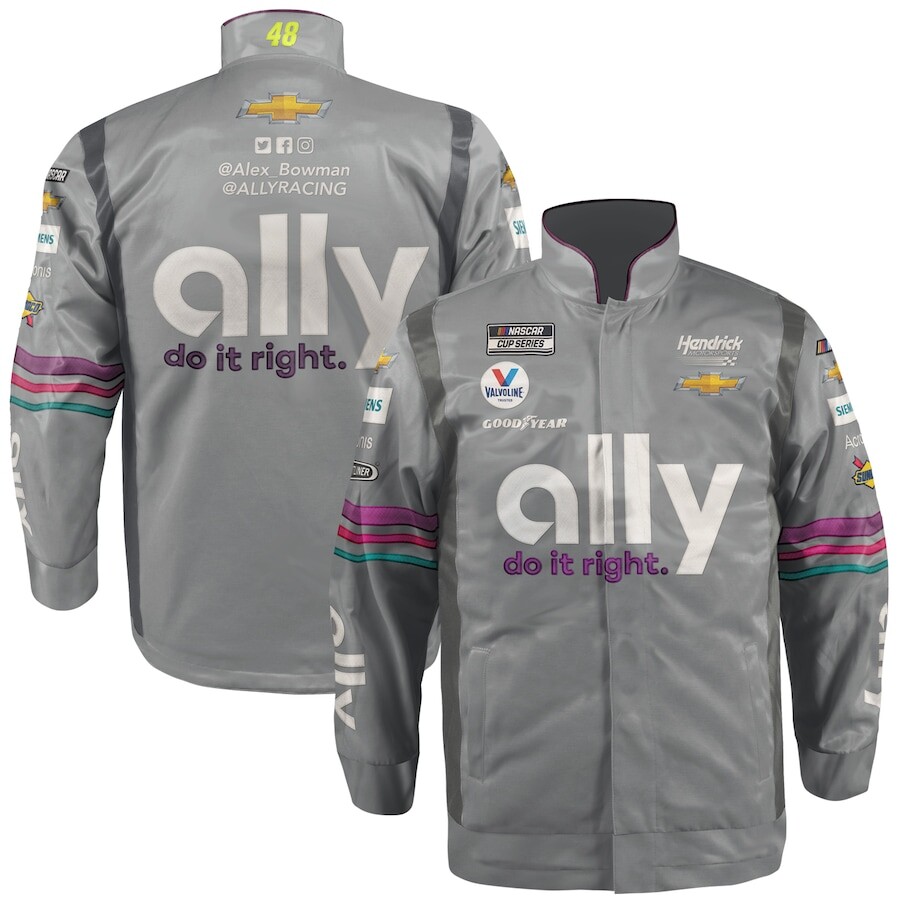 

Куртка Hendrick Motorsports Team Collection Alex Bowman, серый