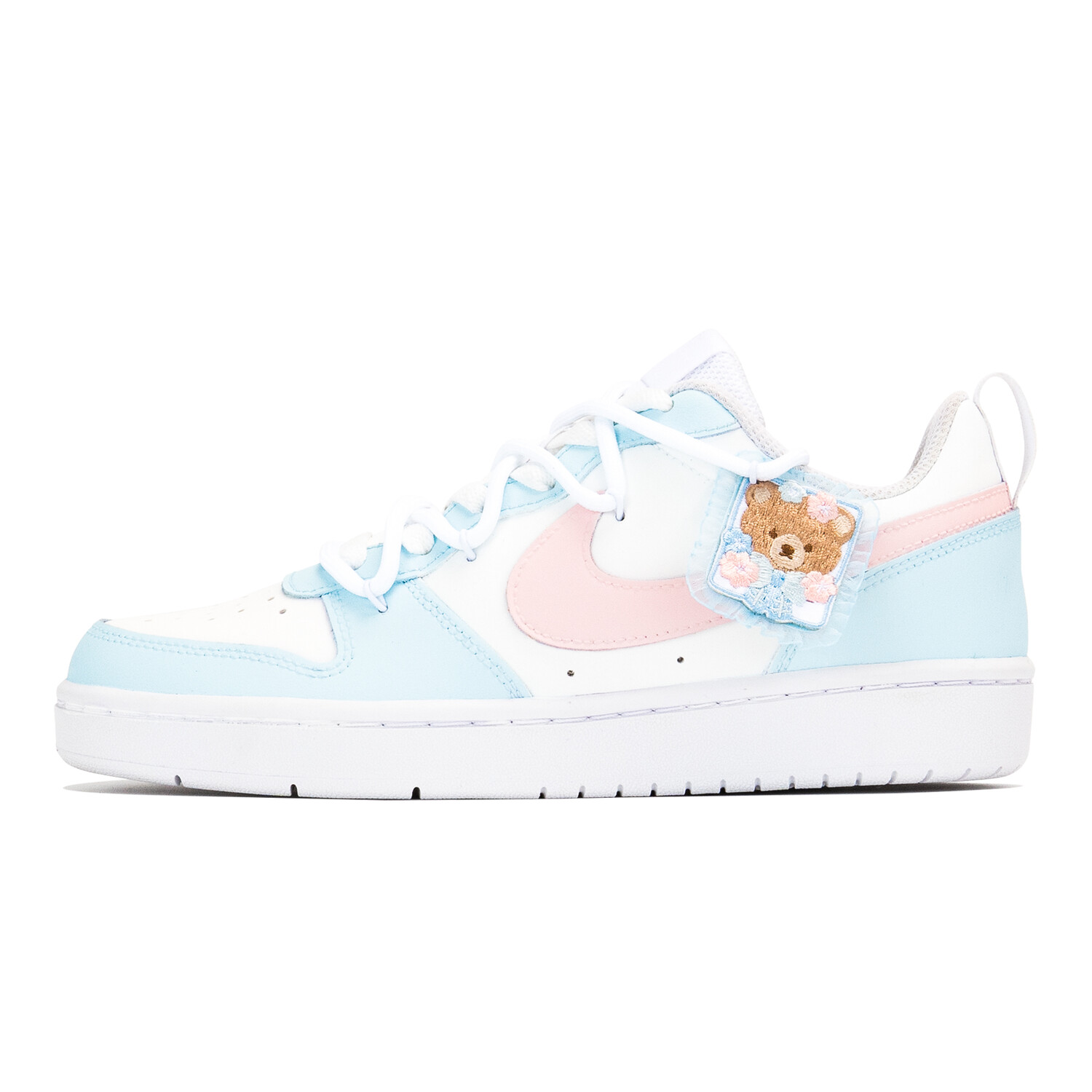 

Кроссовки Nike Court Borough 2 Skateboarding Shoes Women's Low-top Blue, белый