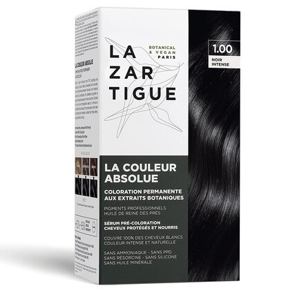 

Стойкая краска для волос Lazartigue Il Colore Assoluto 1.00 Интенсивный черный Jf Lazartigue