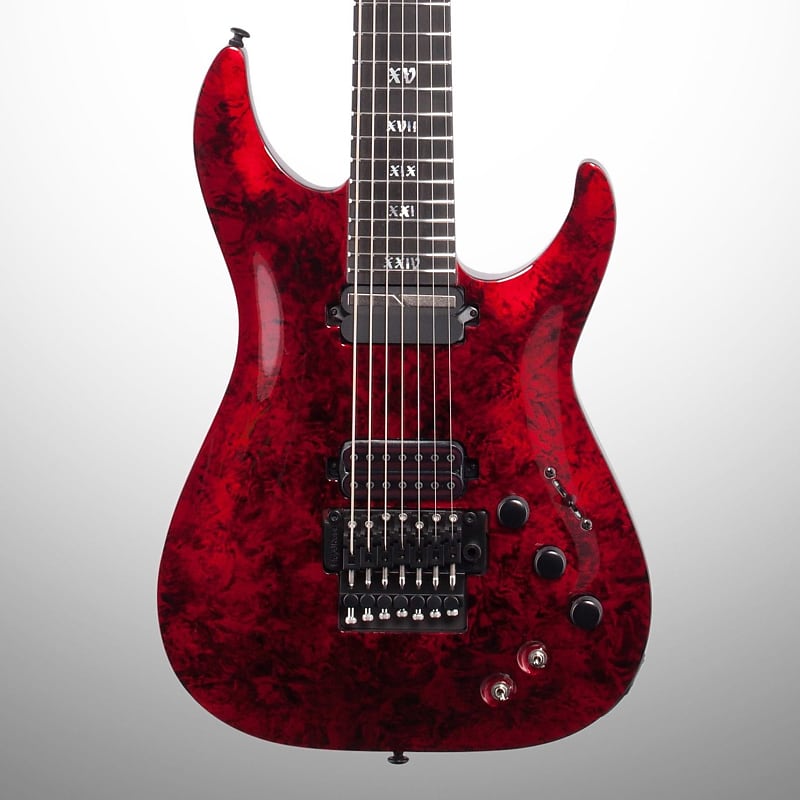 Электрогитара Schecter C-7 FR-S Apocalypse 7-String Electric Guitar, Red Reign