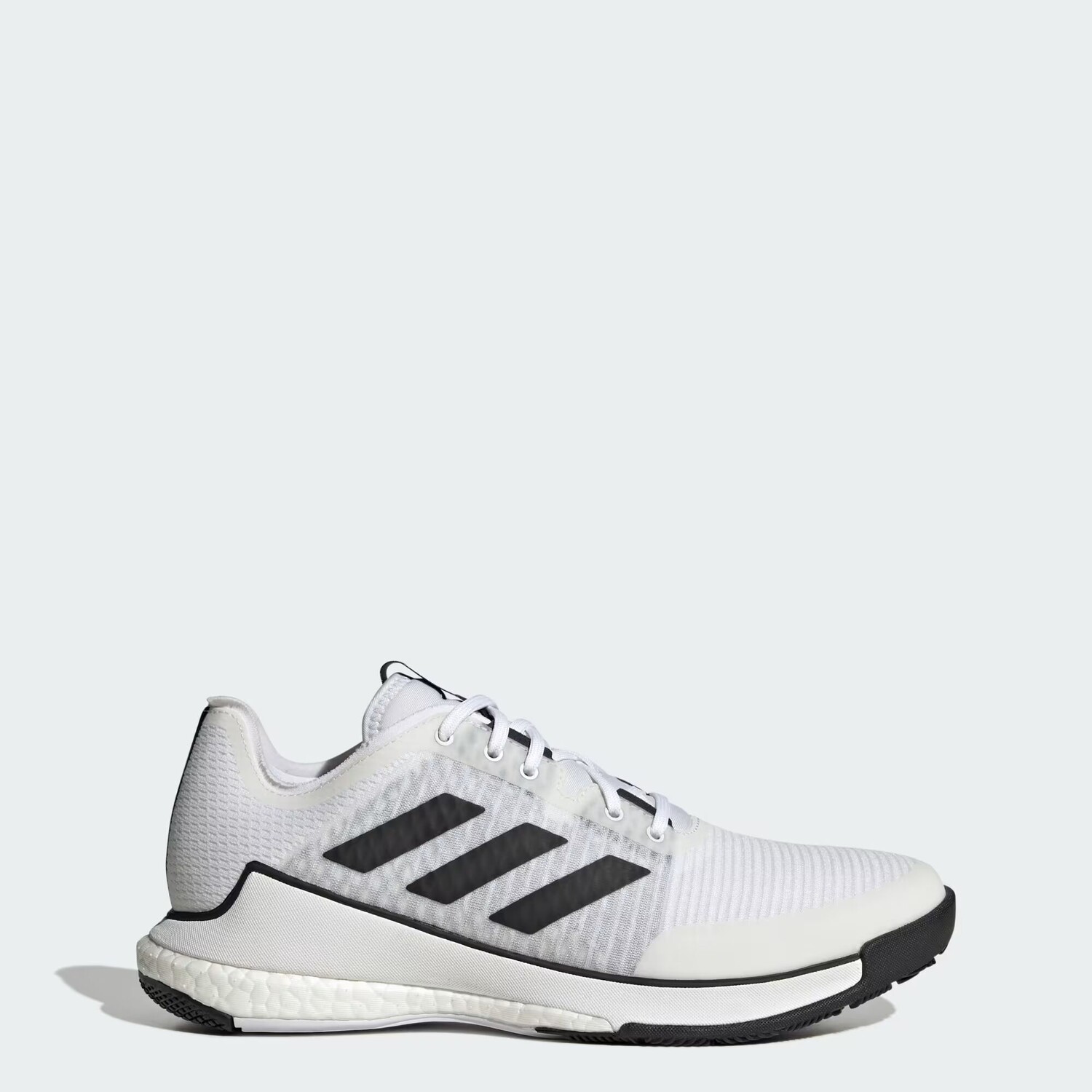 

Кроссовки Crazyflight Adidas, цвет Cloud White/Core Black/Cloud White