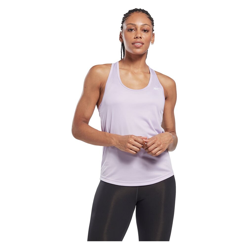 

Футболка без рукавов Reebok Workout Ready Mesh Back, фиолетовый