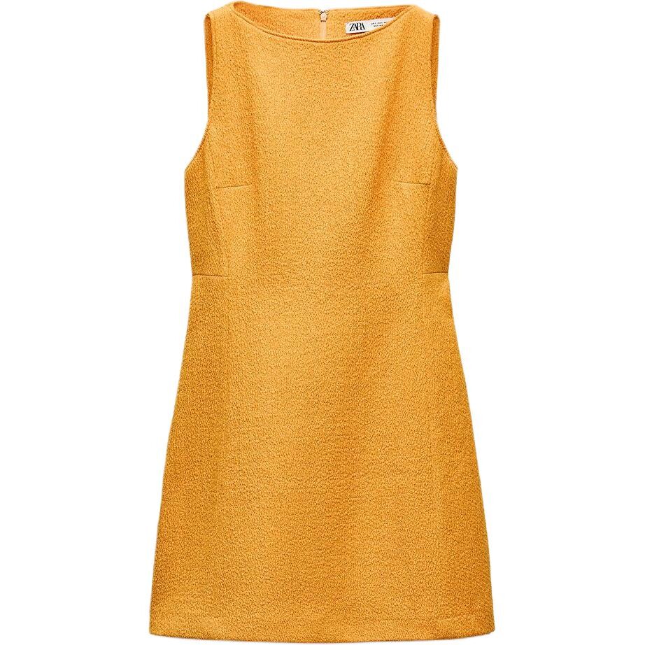 

Платье без рукавов женское оранжевое Zara