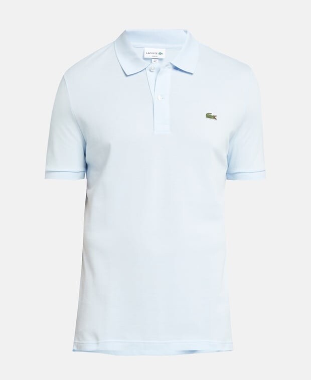

Рубашка-поло из пике Lacoste, светло-синий