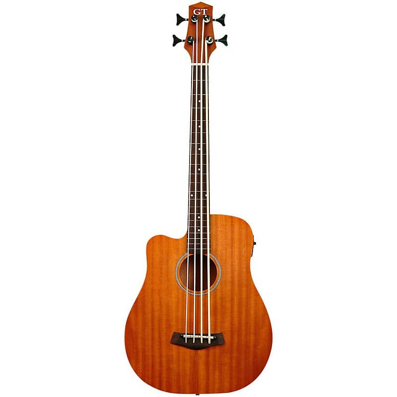 Басс гитара Gold Tone M-Bass25/L Mahogany Top 25-Inch Scale 4-String Acoustic-Electric MicroBass w/Bag For Lefty