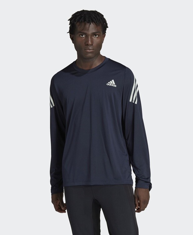 

Рубашка с длинным рукавом adidas Performance, темно-синий