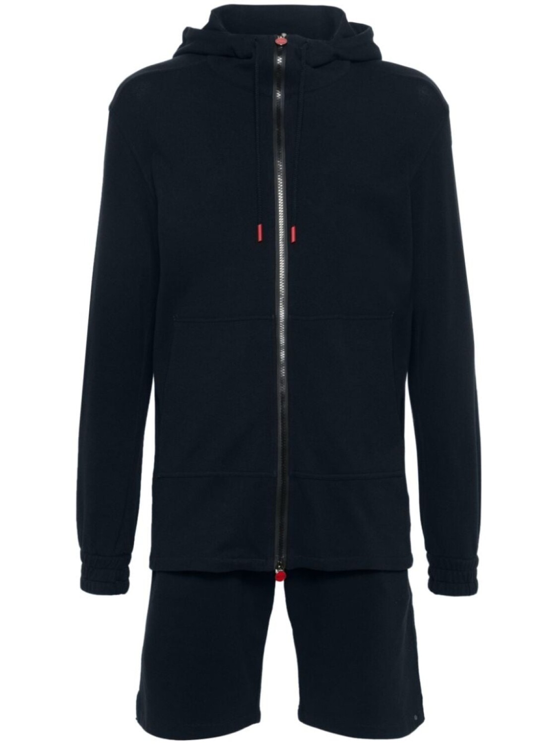 

Комплект из хлопкового худи и шорт Kiton, синий
