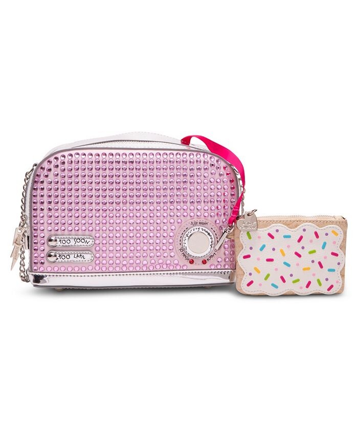 

Давайте поджарим кроссбоди Betsey Johnson, розовый
