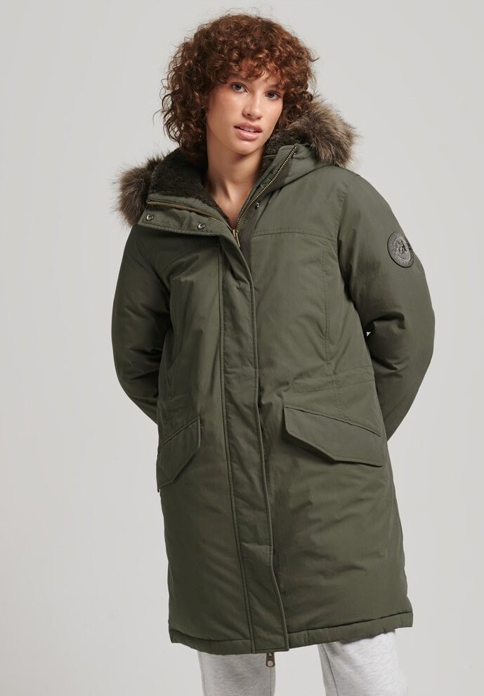 

Пуховик Superdry, Серый