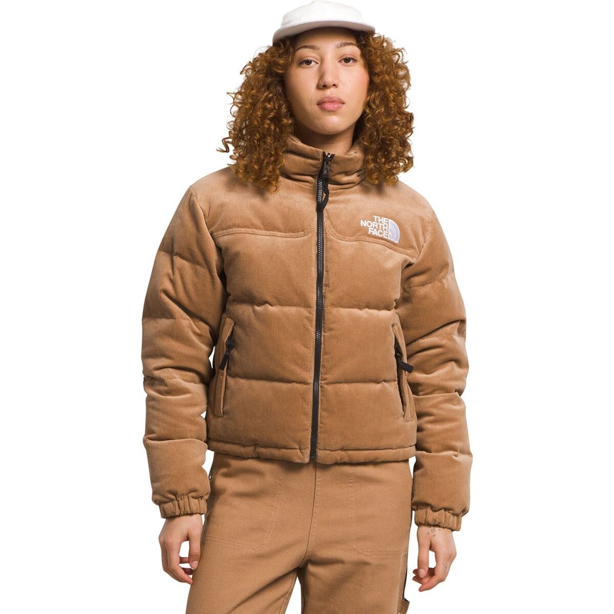 

Двусторонняя куртка nuptse 92 The North Face, цвет almond butter/coal brown