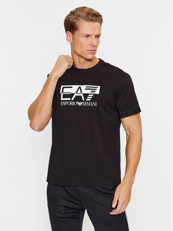 

Футболка стандартного кроя Ea7 Emporio Armani, черный