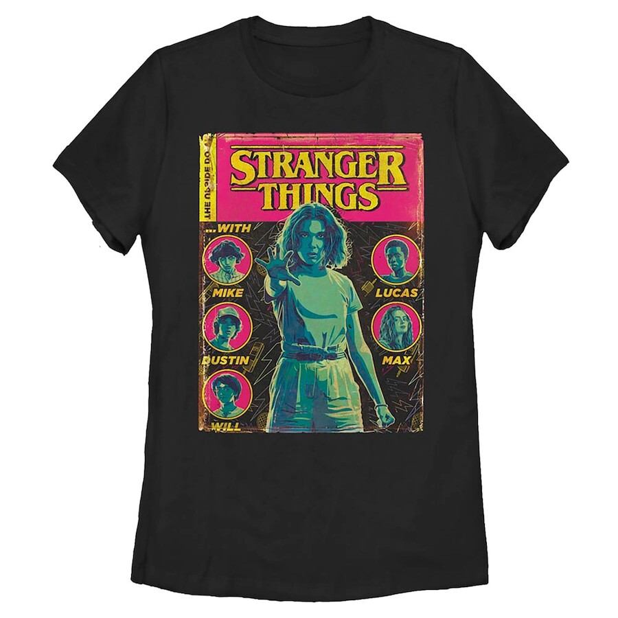 

Футболка с коротким рукавом Mad Engine Stranger Things, черный