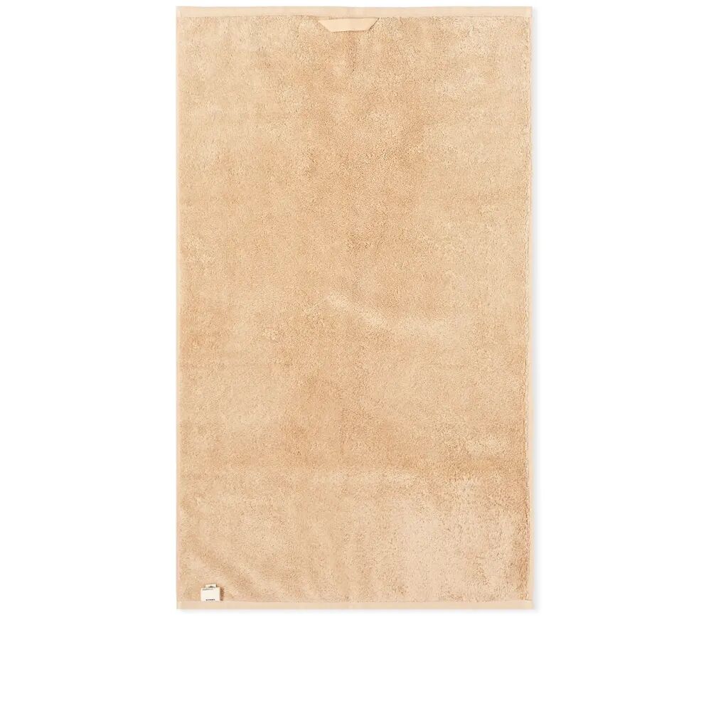 Tekla Fabrics Органическое махровое полотенце для рук, оранжевый бежевый классический халат tekla