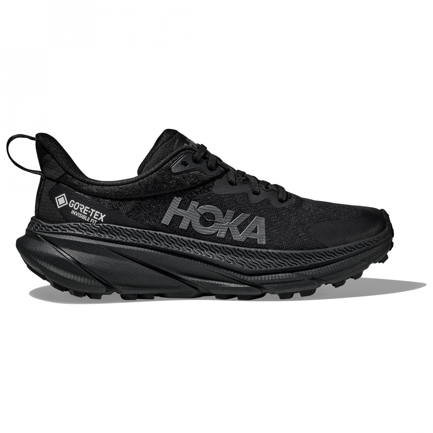 Кроссовки для бега по пересеченной местности Hoka Women's Challenger 7 GTX, цвет Black/Black