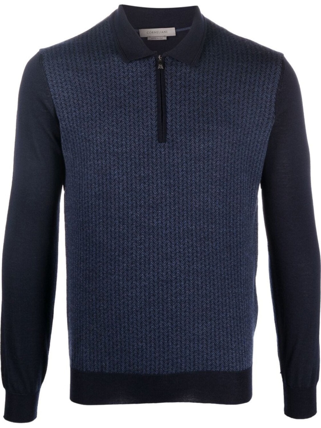

Corneliani джемпер с воротником поло, синий
