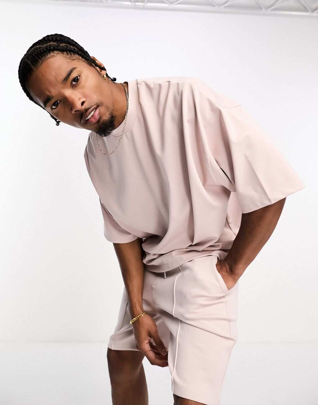 

Сиреневая футболка оверсайз ASOS DESIGN, Фиолетовый
