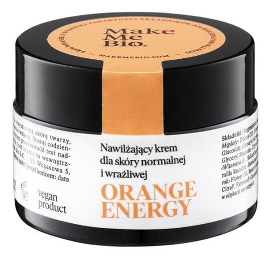 цена Крем увлажняющий для нормальной и чувствительной кожи 30мл Make Me Bio Orange Energy