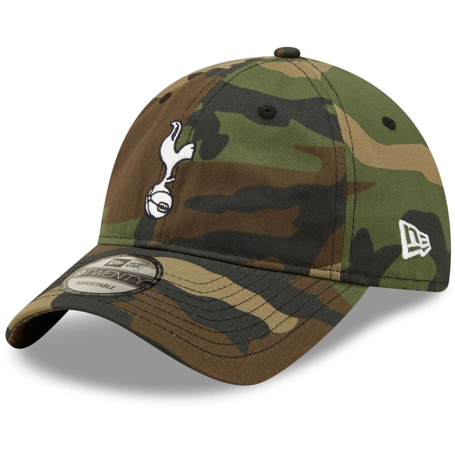 

Мужская регулируемая кепка New Era Camo Tottenham Hotspur 9TWENTY