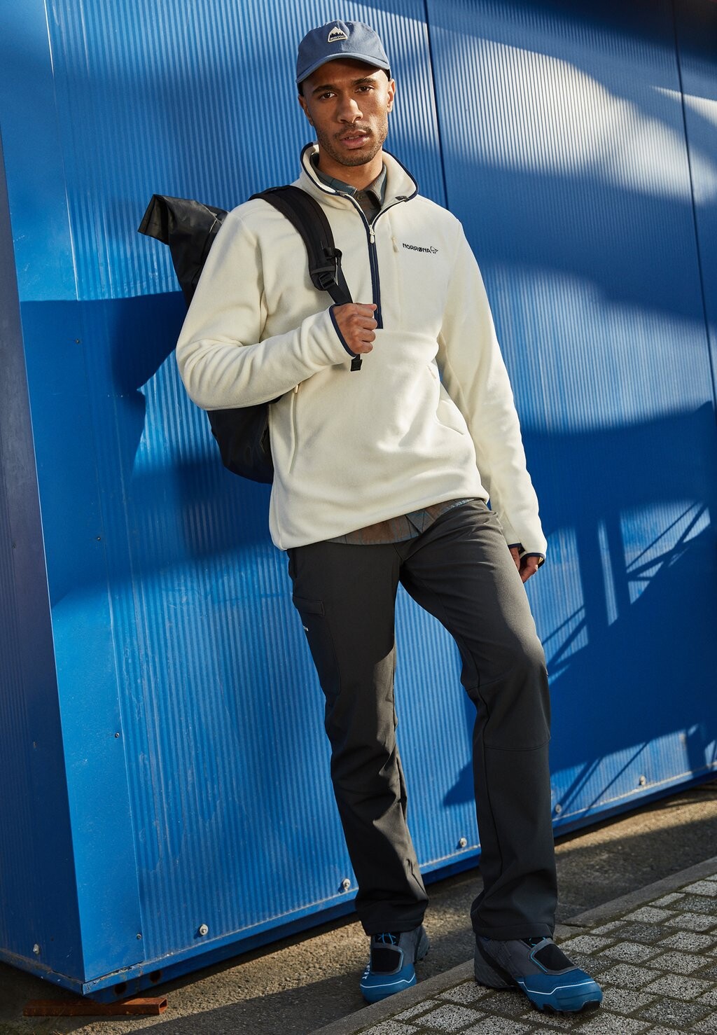 

Флисовый джемпер Norrøna WARM HALFZIP, кремовый, Бежевый