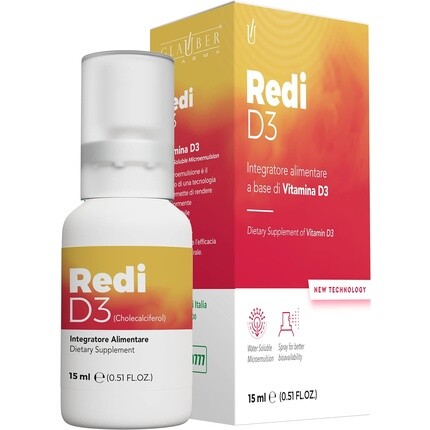 

Glauber Pharma Redi D3 спрей 15мл 21г Forza Vitale Italia Srl