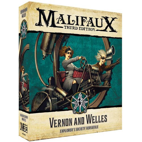 

Миниатюра Wyrd Malifaux 3E: Explorers Society - Vernon & Welles
