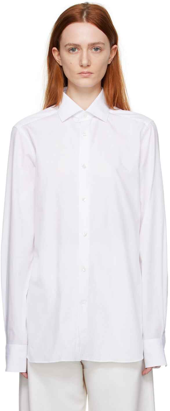 

ZEGNA Белая рубашка Trofeo
