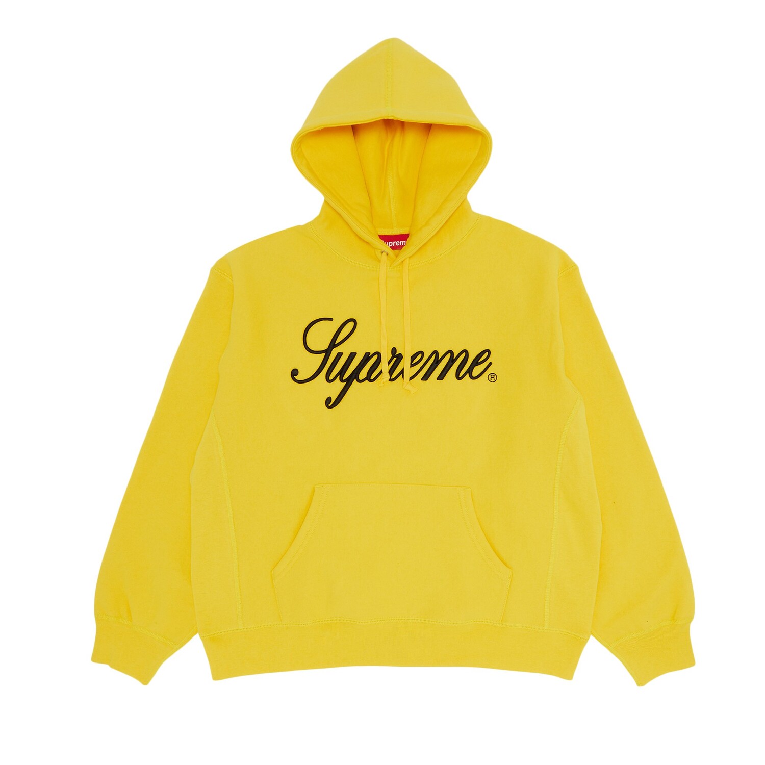 

Толстовка с капюшоном Supreme с рельефным рисунком, цвет Жёлтый, Желтый