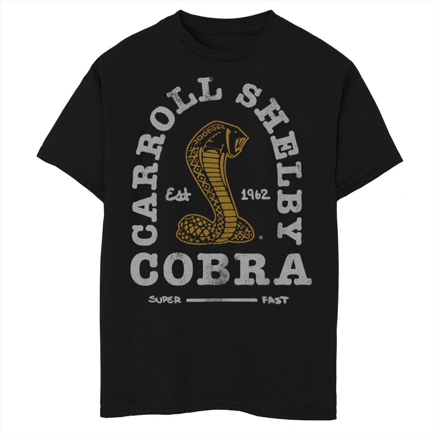

Винтажная футболка со змеиным рисунком Shelby Cobra для мальчиков 8–20 лет Licensed Character