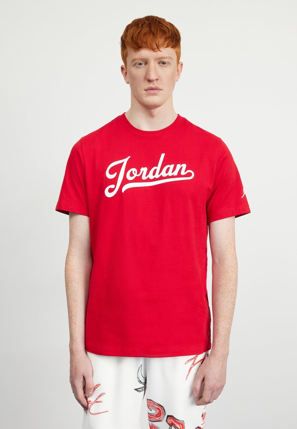 

Футболка с принтом CREW Jordan, цвет gym red/white/(white)