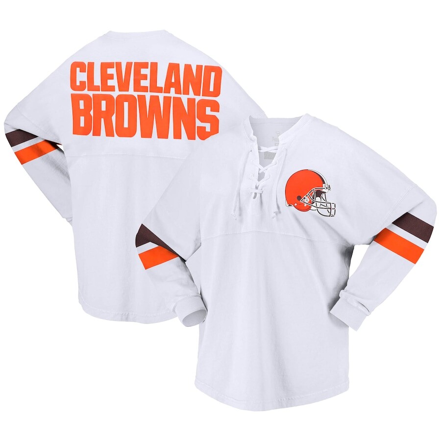 

Футболка с длинным рукавом Fanatics Branded Cleveland Browns, белый