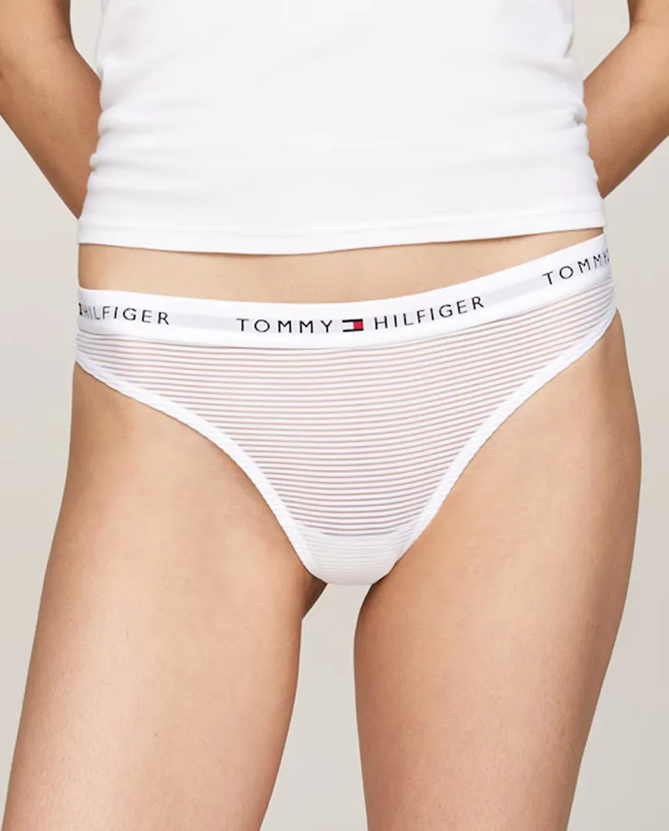 

Набор из 3 сетчатых стрингов с буквами Tommy Hilfiger, мультиколор